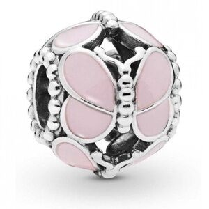 Pandora Elegant Pink Butterfly Charm